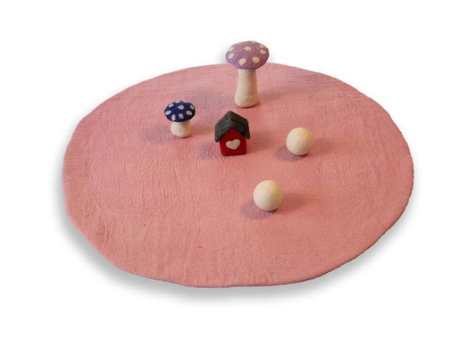 Wollteppich handgefertigt aus 100% reiner Wolle (4 verschiedene Farben)