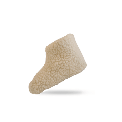 Flauschige Wollstiefel (100% reine Wolle) - Modell Weiß - Dänisches Design von SHUS