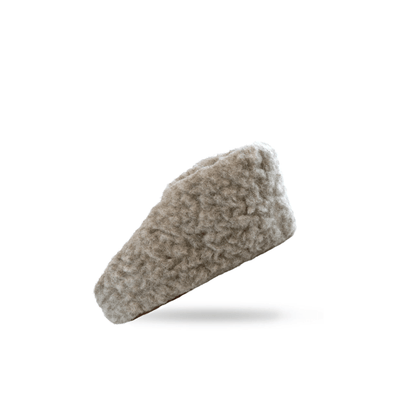 Flauschige Wollhausschuhe(100% reine Wolle) - Modell Grau - Dänisches Design von SHUS