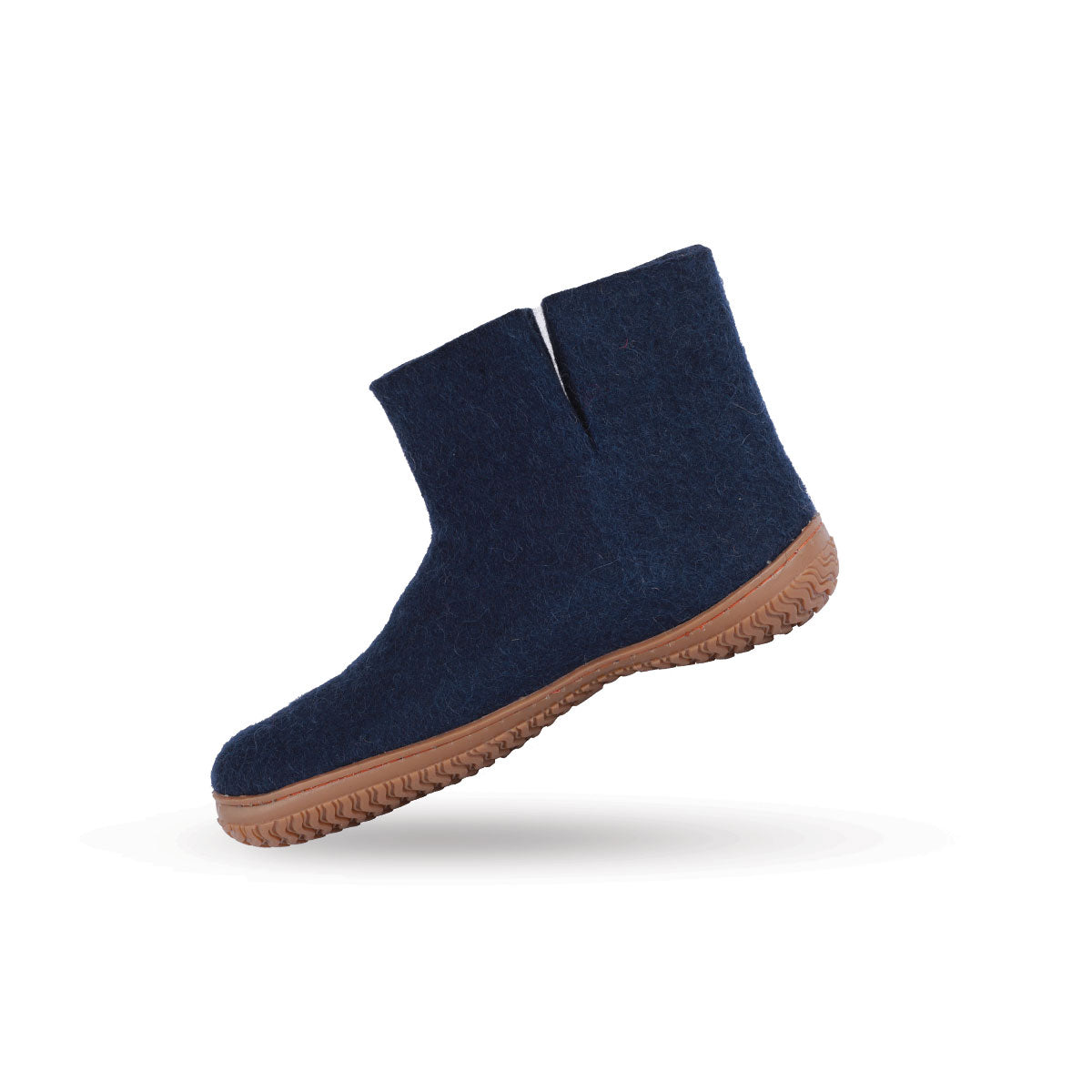 Wollstiefel (100 % reine Wolle) – Modell Blau mit Gummisohle – Dänisches Design von SHUS