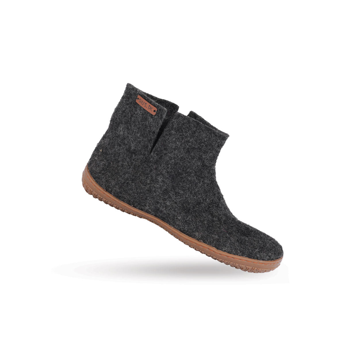 Wollstiefel (100 % reine Wolle) – Modell Koks mit Gummisohle – Dänisches Design von SHUS