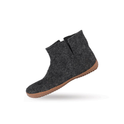 Wollstiefel (100 % reine Wolle) – Modell Koks mit Gummisohle – Dänisches Design von SHUS