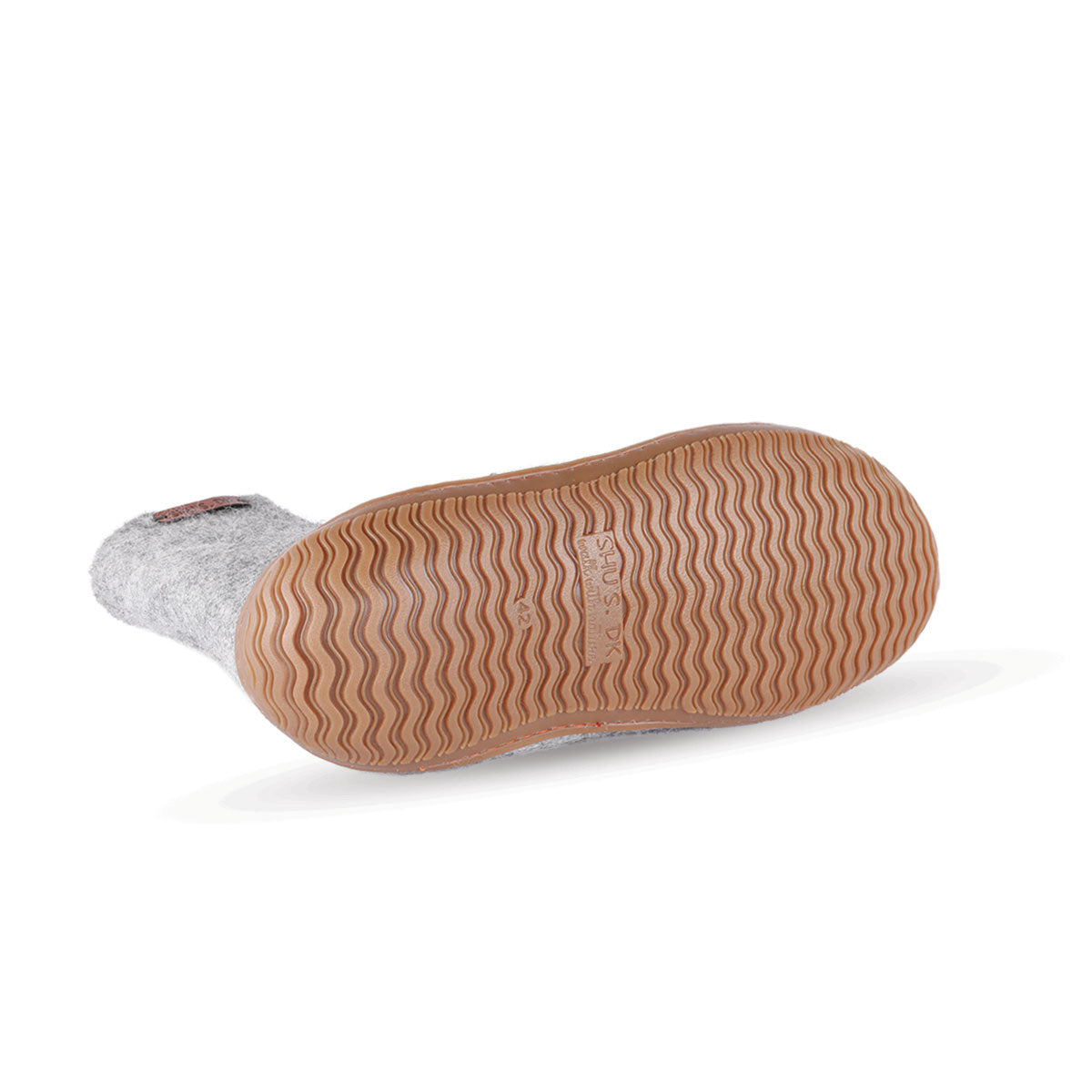 Wollstiefel (100 % reine Wolle) – Modell Grau mit Gummisohle – Dänisches Design von SHUS